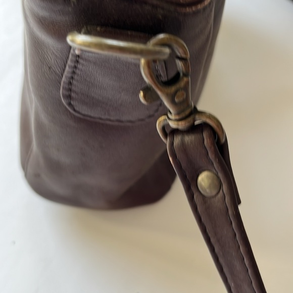 Wilson’s Adventure Bound Originals Leather Crossbody Bag Purse Brown Vintage - Picture 5 of 16